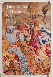 Affiche JULES ROMAIN Histoire Scipion 1978 Exposition Grand Palais Paris - Picture 1 of 1