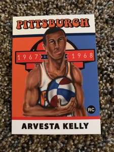 2019 1967-68 Lana Sports ABA Arvesta Kelly RC #61 Pittsburgh Pipers