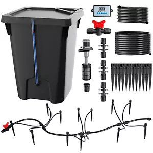 Automatic Drip Irrigation System Kits with 7 Gal Reservoir, Timer, Water Pump,12 - Picture 1 of 12