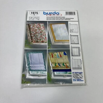 Burda DECO 1975 Sewing Pattern 1617 Decoration For Skylight Window Home Decor - Image 1 of 4