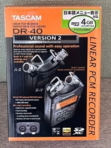 TASCAM DR-40 Version 2 Handy Recorder Linear PCM Digital Audio High-Res USED - Picture 1 of 12