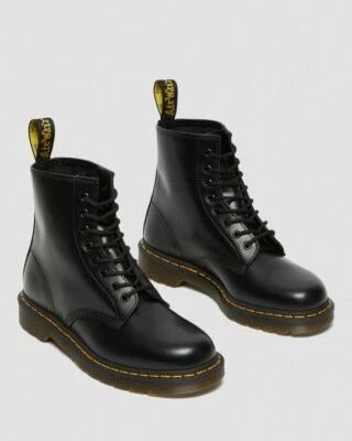 DR. MARTENS 1460 liso talla 4-13 negro 10072004 envío rápido Foto 1 de 4