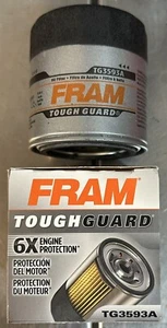 New Fram TG3593A Tough Guard Oil Filter CHEVROLET FORD BY GMC HONDA SUBARU ISUZU - Picture 1 of 2