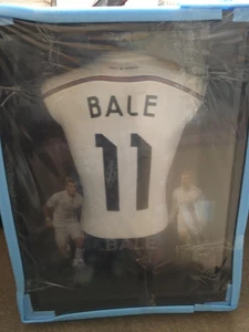 gareth bale signed and 3d framed real madrid shirt coa wales los angeles - Picture 1 of 1