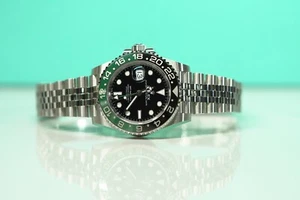 Rolex GMT Sprite Stainless Steel 40mm Complete Set Jubilee 126720 - Picture 1 of 8