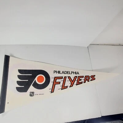Vintage NHL Hockey Pennants Islanders,  Flyers  - Image 1 of 4