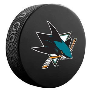 San Jose Sharks Primary Team Logo Basic Sammler Souvenir NHL Hockey Spiel Puck - Bild 1 von 2