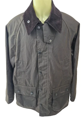 Мужская водонепроницаемая вощеная хлопковая куртка Barbour Sage Bedale размер 36 - Изображение 1 из 4