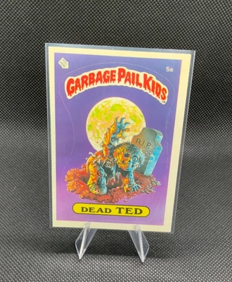 1985 Garbage Pail Kids Series 1 Dead Ted #5a *glossy* - Image 1 of 2