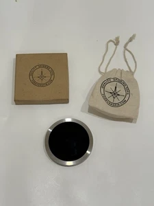 Foreverspin Silica Glass & Stainless ForeverBase Spinning Top Base - W/ Box - Picture 1 of 4