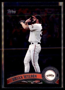 2011 Topps Walmart Black Border Brian Wilson San Francisco Giants #210 - Picture 1 of 2