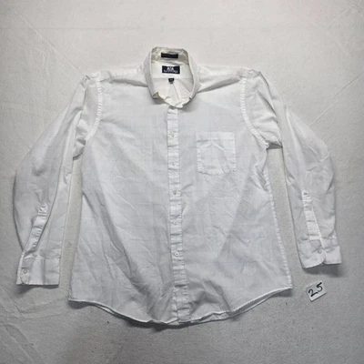 Stafford White Single Needle Oxford Dress Shirt Long Sleeve Men's 16.5 34/35 - Image 1 of 4