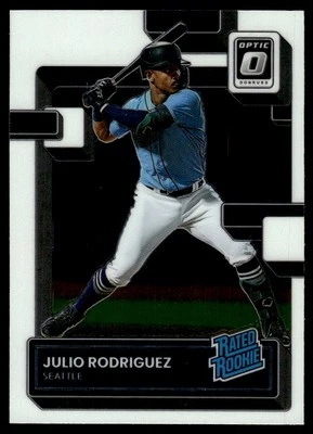 2022 Donruss Optic RATED ROOKIE Julio Rodriguez Rookie Seattle Mariners #97 - Image 1 of 2