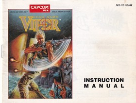 Nintendo NES Instruction Manual Code Name Viper