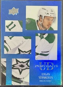 2024-25 Upper Deck UD Portraits Logan Stankoven #P32 Dallas Stars - Picture 1 of 2