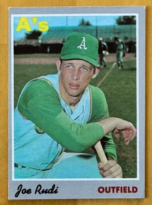 1970 Topps Baseball #102 Joe Rudi - Oakland Athletics - EX++ - Picture 1 of 2