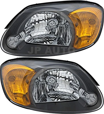 For 2003-2006 Hyundai Accent Headlight Halogen Set Driver and Passenger Side Foto 1 de 4