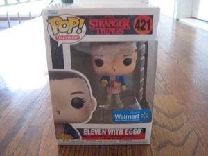 Funko Pop! Fernseher Stranger Things Eleven mit Eggo 421 Walmart Exclusive Neu - Bild 1 von 4