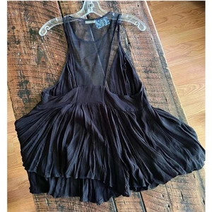 Intimately free people black halter top size small oversized new with tags - Picture 1 of 12