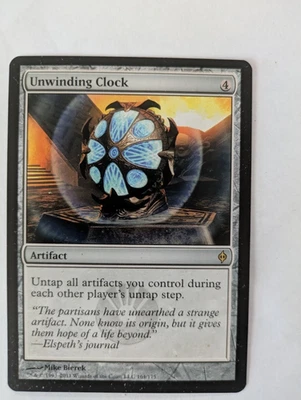 Unwinding Clock New Phyrexia MTG NM Free shipping with tracking - Image 1 of 2