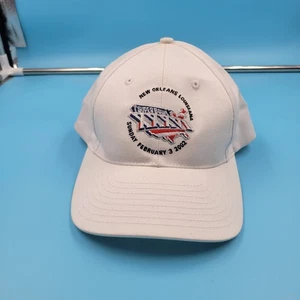 Super Bowl XXXVI 2002 New Orleans Louisiana White Cap NFL Snapback Hat OSFA -NEW - Picture 1 of 11
