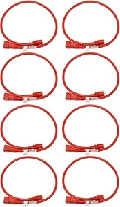 8x Panduit Power Cord C20 C13 Power Cable Red 0.9m 16A 250V Extension NPCC02X - Picture 1 of 5