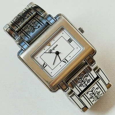 Brighton Dresden Midsized Face Women's 6.5" MAX Watch Silver Plated Bracelet - Image 1 of 4