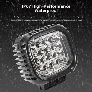 Aluminum Alloy Housing 48W LED Work Light Extended Lifespan For Trail Riding - Picture 1 of 10