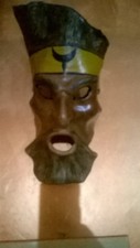 maschere ornamentali sarde in pelle