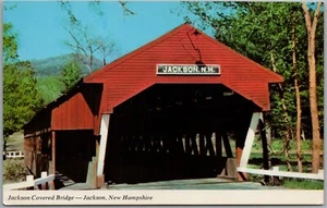 Jackson überdachte Brücke White Mountains New Hampshire Postkarte R38 - Bild 1 von 2