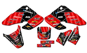 2000-2003 XR 50 RACE SERIES Red Senge Graphics Kit Compatible with Honda - Picture 1 of 4