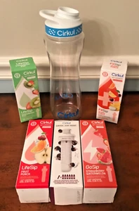 Cirkul 22oz Plastic Infuser Water Bottle & 5 Cartridges EXP 1/26 Island Punch - Picture 1 of 9