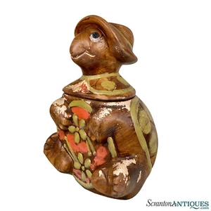 Mid-Century California Pottery Ceramic Turtle Figural Cookie Jar - Picture 1 of 8