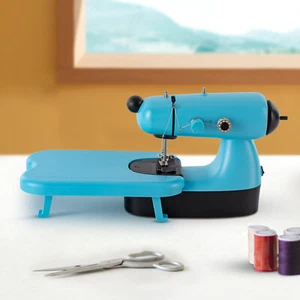 Mini Tragbar Nähmaschine +Led Licht Elektrisch Anfänger Handnähmaschine Stich - Imagen 1 de 15