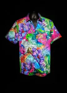 Robert Graham Rose Hill Short Sleeve Shirt. Size XL - Picture 1 of 8