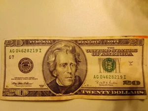 20 - TWENTY DOLLAR 1996 G 7 AG 04628219 I - Picture 1 of 8