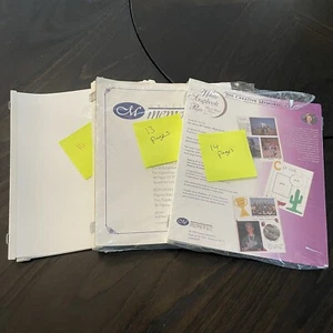 Creative Memories WHITE PAGES Scrapbook Album Refills 8x10 Lot 43 Pages - Picture 1 of 7