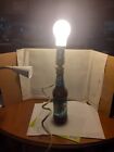 Miller Lite Homemade Bottle Lamp Works No Shade 12 1/2" Tall