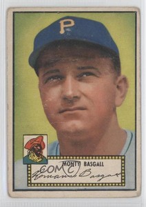 1952 Topps Monty Basgall (Red Back) #12.1 Rookie RC