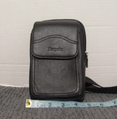 Leather Vertical Men Cell Phone Holster Wallet Case with Belt Clip Loop Trave... - Image 1 of 4