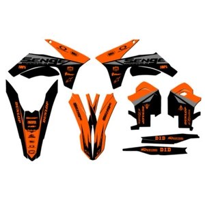 2012-2013 XCF-W BINARY Orange Senge Graphics Kit Compatible with KTM - Picture 1 of 10