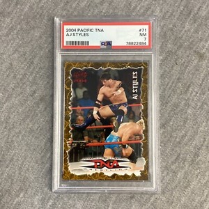 2004 Pacific TNA #71 AJ Styles PSA 7 NM