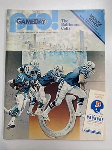Boleto y programa 1981 Baltimore Colts @ Denver Broncos 20 de septiembre de 1981 - Imagen 1 de 12