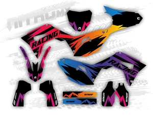 Graphics Kit fits Honda CRF 250 R CRF 250R 2018 2019 2020 2021 Decals Stickers - Picture 1 of 1