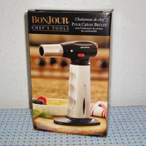 NEW BONJOUR CHEF'S TOOLS CHEF'S CREME BRULEE TORCH, GRAY 747660533867 - Picture 1 of 9