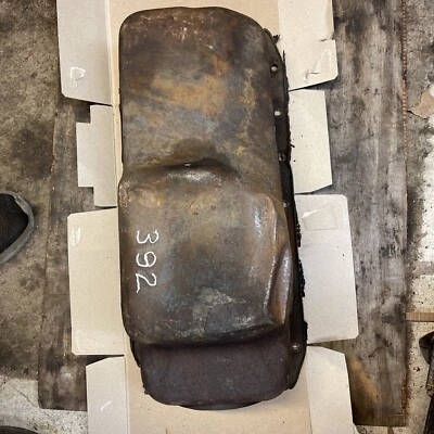 Bloque pequeño original fabricante de equipos originales Mopar cárter de aceite 392 Chrysler Dodge Plymouth  Foto 1 de 4