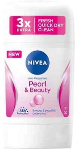 NIVEA DEO Stick Pearl&Beauty_Female 50ML - Picture 1 of 5