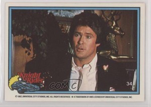 1983 Donruss Knight Rider Michael Knight #34 1z4