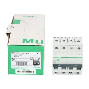 Schneider Electric M9F10410 Multi9 Mini Circuit Breaker 4P 10A New NFP (3pcs) - Picture 1 of 9