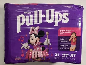 Pull-Ups Girls' Learning Designs Training Pants Size 2T-3T -31 Ct New - Picture 1 of 4